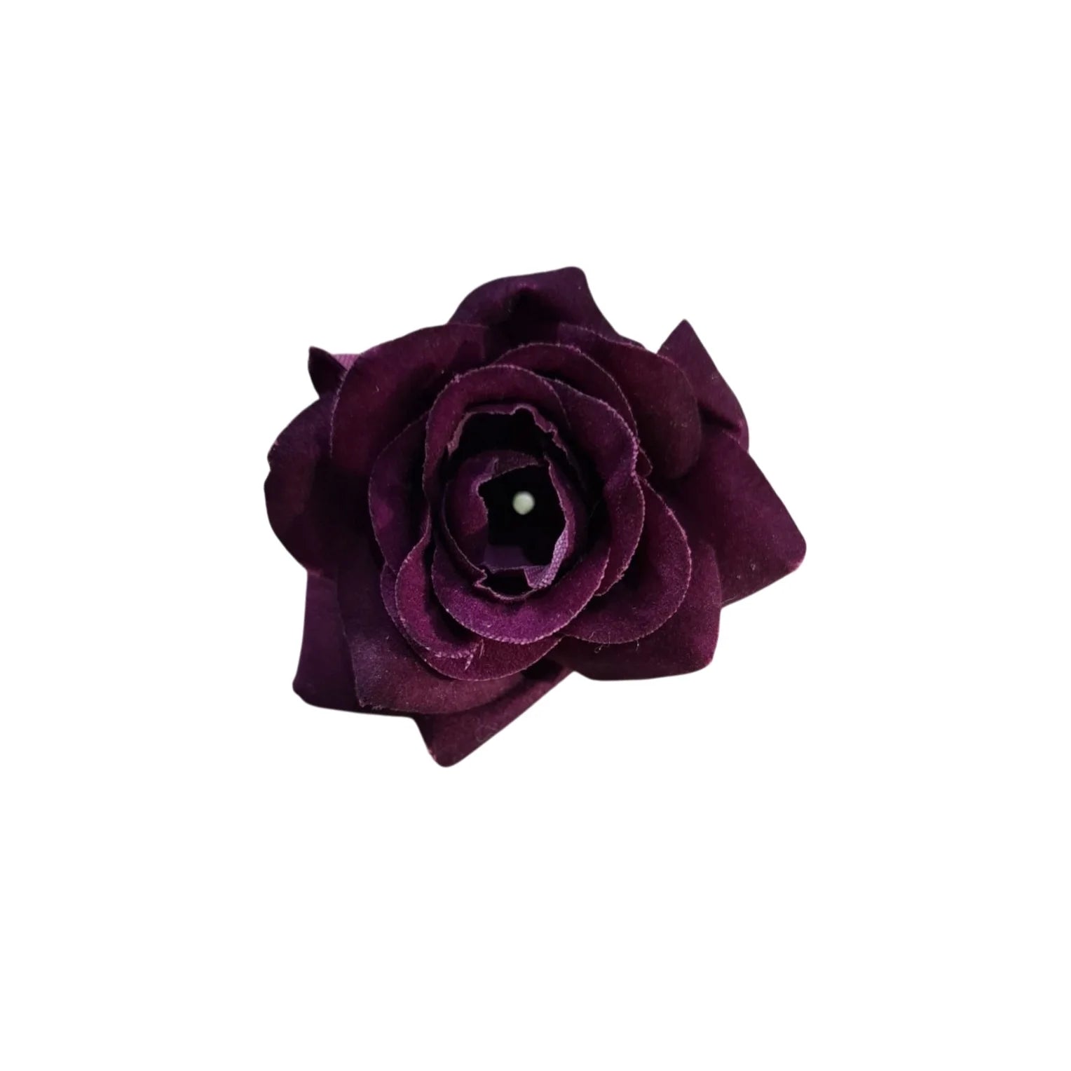 Artificial velvet flowers pack of 7 soft decorative DIY craft flowers