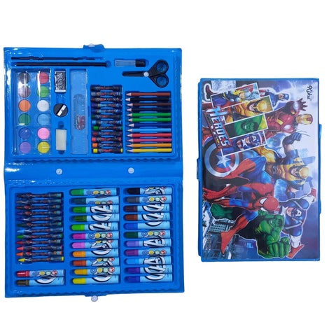 Shop the Avengers 86 PCS Colouring Kit online at Qasimstationers.pk. Get the best price for this complete set and inspire artistic fun!