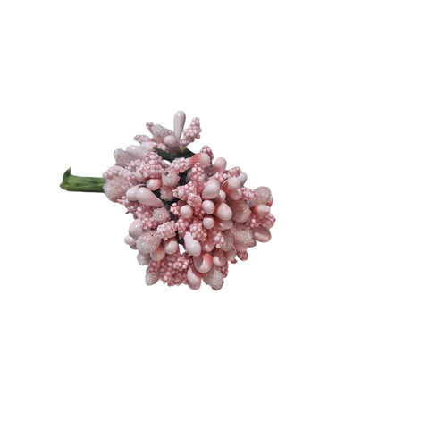 Artificial Fancy Flowers Stamens for Wedding Party, Wreath, Tiara, Jewelry Making, 12 Pollen Bunch