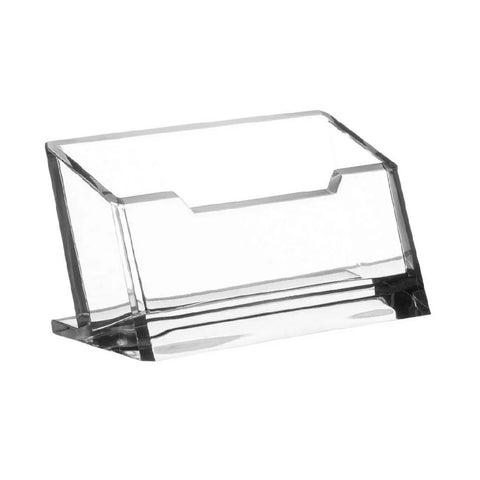 Shop stylish transparent acrylic business card holders at Qasimstationers.pk. Enjoy competitive prices and enhance your office organization today!