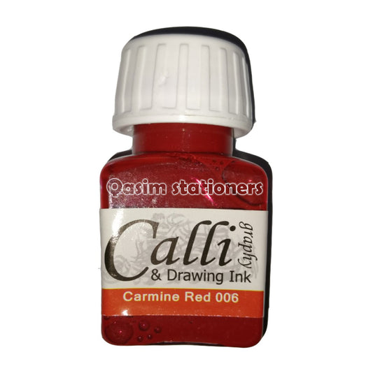 Calli Calligraphy Qalam Ink for Urdu and Arabic Calligraphy – Carmine Red at Best Price in Pakistan. Best Art Supplies, Office & Stationery Store. ✓ Free Delivery