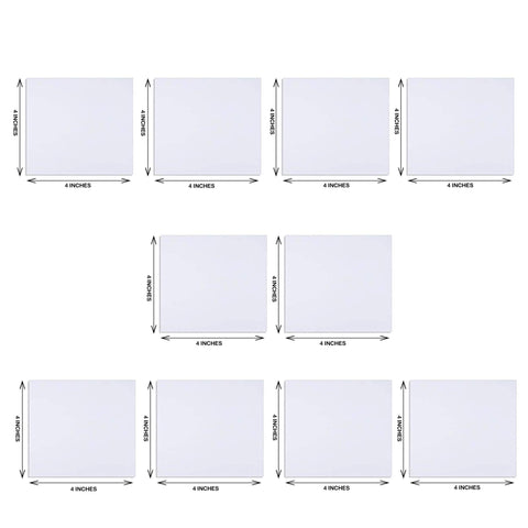 
10 Piece of 4x4 Inches White Canvas Board at Best Price in Pakistan. Best Art Supplies, Office & Stationery Store. ✓Free Delivery ✓Cash on Delivery ✓Deals 
