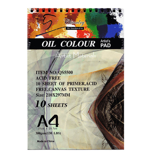 Chivalry Oil Color Pad For Artist A4 Size 10 Sheets 300gsm at Best Price in Pakistan. Best Art Supplies, Office & Stationery Store. ✓Free Delivery ✓Cash on Delivery ✓Deals 