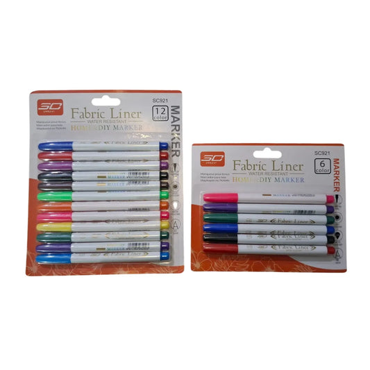 Shop the Cloth Art Marker Soft Pen Fabric Liner at Qasimstationers.pk. Perfect for fabric art, these water-resistant markers are available at unbeatable prices!