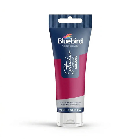 Bluebird 75ml Studio Acrylic Colors Paint Tubes Basic Colors