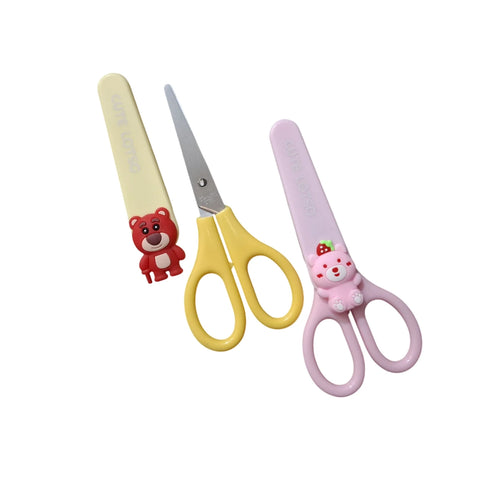 Cute Cartoon Safety Scissors for Kids – Colorful & Fun Design, Child-Friendly