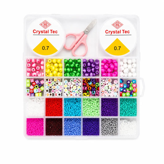 Create stunning bracelets with our DIY kits for girls! Browse our selection of jewellery making beads boxes, including clay and seed beads, at Qasimstationers.pk.