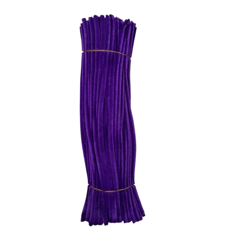 Pack of 100 - Pipe Cleaner velvet Sticks