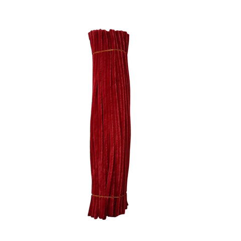 Pack of 100 - Pipe Cleaner velvet Sticks