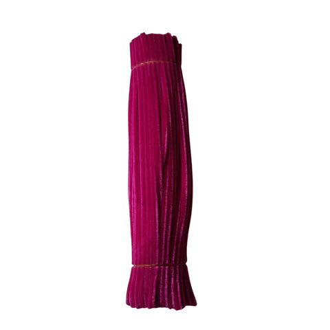Pack of 100 - Pipe Cleaner velvet Sticks