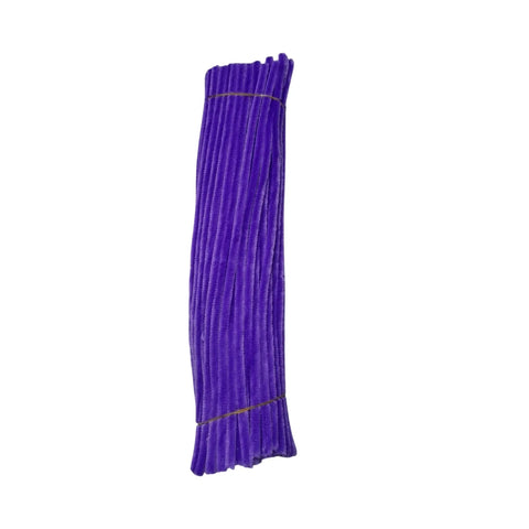 Pack of 100 - Pipe Cleaner velvet Sticks
