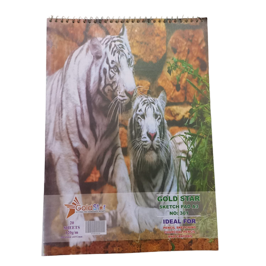 Drawing & Sketch Book 20 sheet - A3 120g at Best Price in Pakistan. Best Art Supplies, Office & Stationery Store. ✓Free Delivery ✓Cash on Delivery ✓Deals 