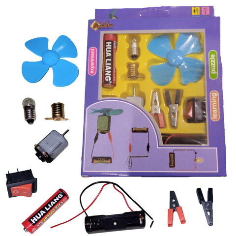 Explore our Electronic Science Project Kit for Kids! Perfect for hands-on learning, featuring the Light Control Fan Circuit. Inspire creativity and curiosity!