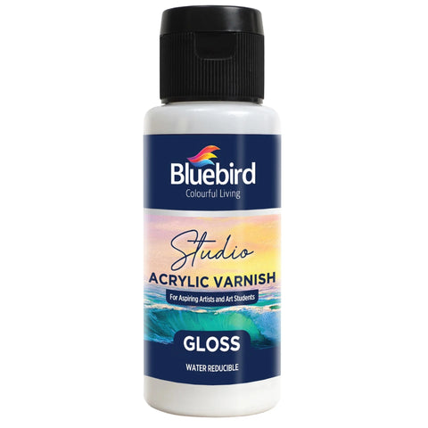 Bluebird Studio Acrylic Varnish Gloss Matt water Reducible 100ml