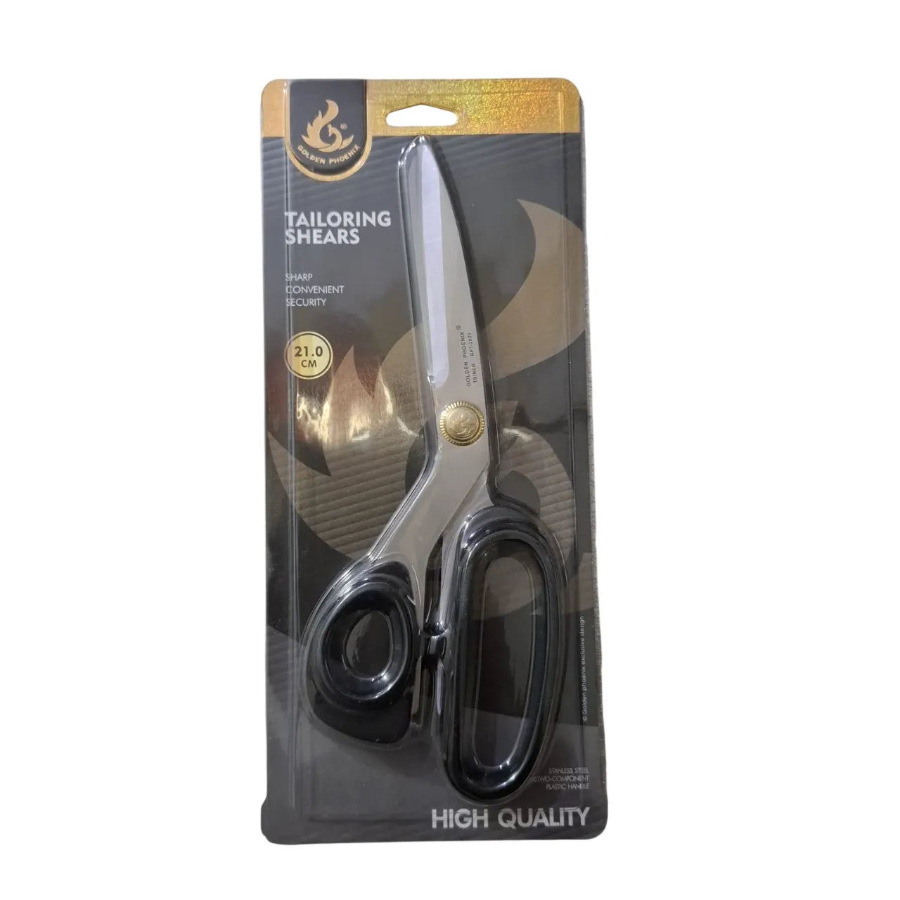 Shop the Golden Phoenix 21 cm Tailoring and Office Scissors at Qasimstationers.pk. Enjoy unbeatable prices and enhance your cutting precision today!