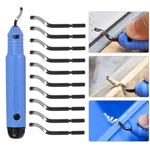 The RB1000 Hand Trimming Knife offers precision deburring and chamfering for resin and plastic materials. Features a durable handle and 10 interchangeable blades.