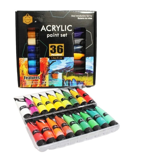 Buy Keep Smiling Acrylic Paint Color Pack of 36 x 30ml at Best Price in Pakistan. Best Art Supplies & Stationery Store Check Price and Buy Online ✓ Free Delivery 