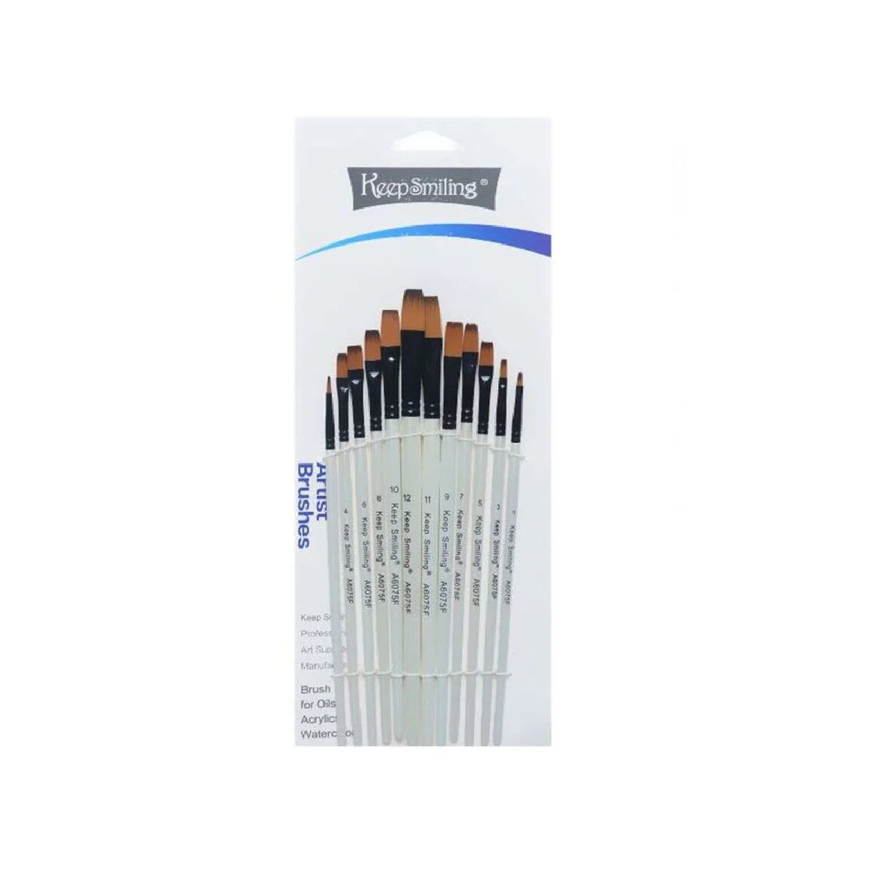 Keep Smiling A6075F 12pcs Drawing Paint Brush Set Wooden at Best Price in Pakistan. Best Art Supplies, Office & Stationery Store. ✓Free Delivery ✓Cash on Delivery ✓Deals