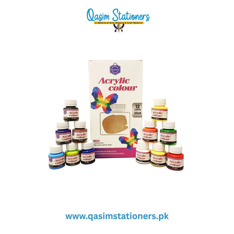 Keep Smiling Acrylic Color Colour 12 x 25ml at Best Price in Pakistan. Best Art Supplies, Office & Stationery Store. ✓Free Delivery ✓Cash on Delivery ✓Deals
