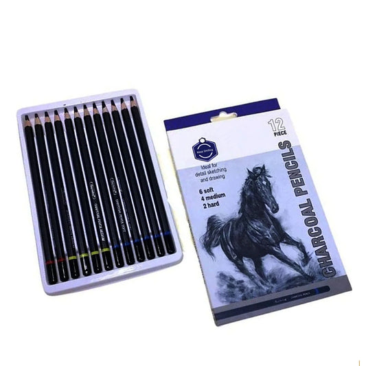 Find out the best prices of sketch pencil set at Qasimstationers.pk online stationery shop for more graphite, charcoal, and drawing pencils Fast shipping with cash on delivery service Professional Sketch and Drawing pencils set, Pastel Pencils, Black Charcoal Pencils, White charcoal Pencils, Soft Core, Artist Sketching Drawing Pencils Art Supplies