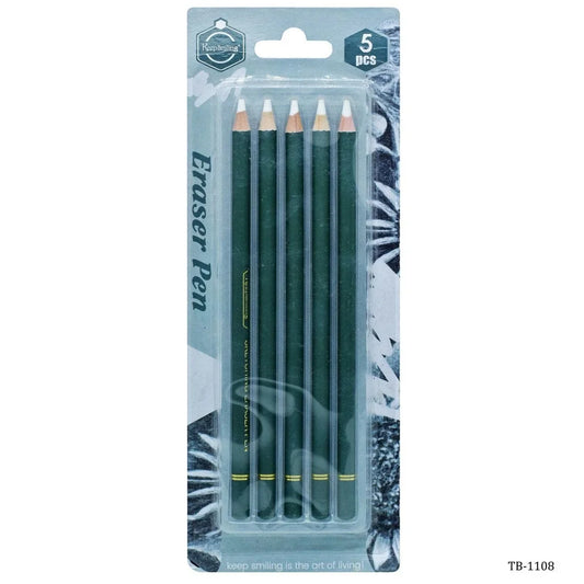 Buy Keep Smiling Eraser Pens for Sketching & Drawing Pack of 5 at Best Art Supplies & Stationery Store. Check Price and Buy Online. ✓ Free Shipping ✓ Cash on Delivery
