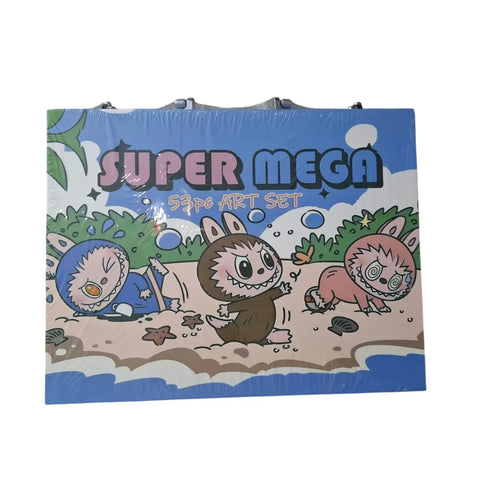 53 Pcs Colouring Kit Kids Art Set Stylish Artists Sketching & Painting