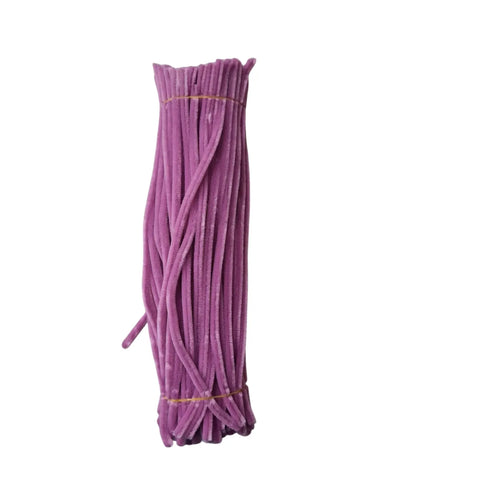 Pack of 100 - Pipe Cleaner velvet Sticks