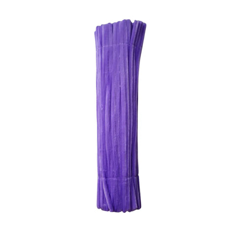 Pack of 100 - Pipe Cleaner velvet Sticks