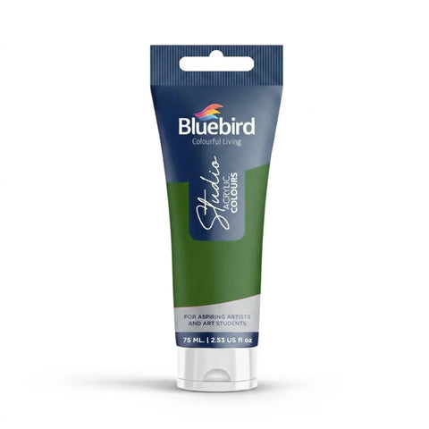 Bluebird 75ml Studio Acrylic Colors Paint Tubes Basic Colors