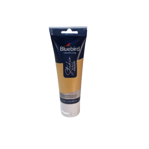 Bluebird 75ml Studio Acrylic Colors Paint Tubes Basic Colors