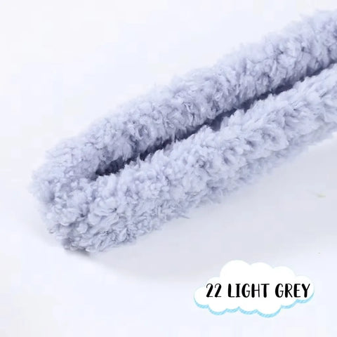 Premium wool Pipe Cleaner Plain Jumbo Coral Fleece Material Pipe Cleaners Chenille Stems Pipe Cleaner l Pack of 1 contains 1 meter length