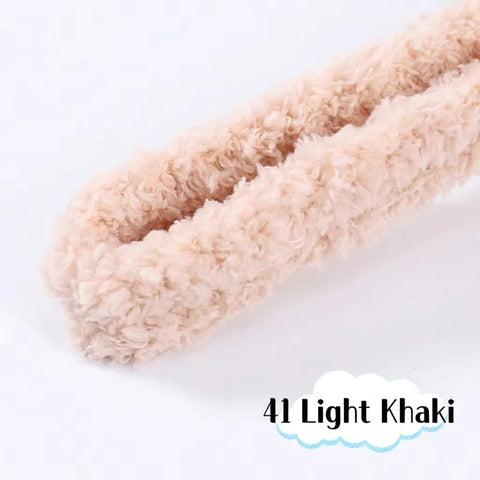 Premium wool Pipe Cleaner Plain Jumbo Coral Fleece Material Pipe Cleaners Chenille Stems Pipe Cleaner l Pack of 1 contains 1 meter length