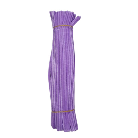 Pack of 100 - Pipe Cleaner velvet Sticks