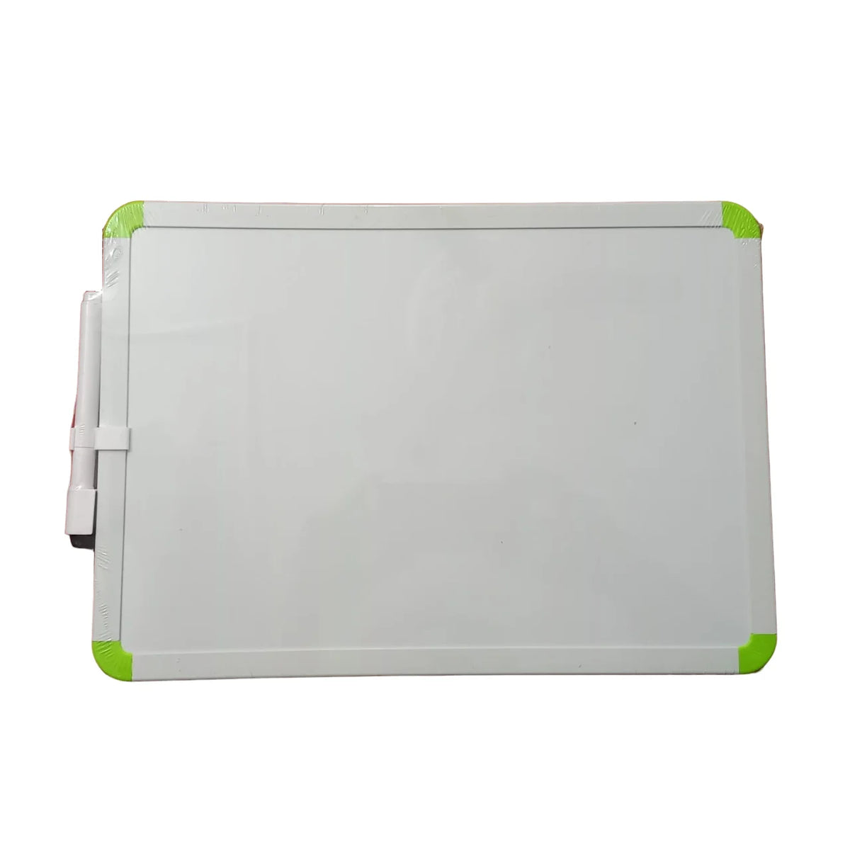 Magnetic Double sided White Board Dry Erase Board, 25 x 35 cm, White Frame with Board Marker, Light Weight high Quality