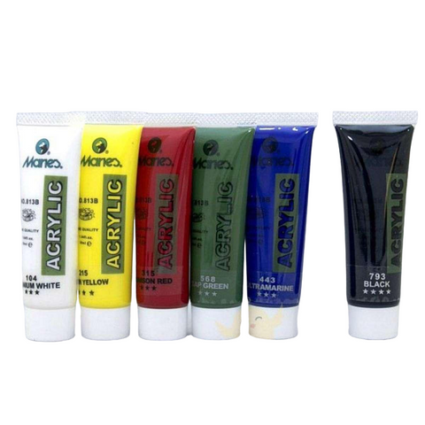 Maries Acrylic Paints - 75 ml - Pack Of 6 Basic Color at Best Price in Pakistan. Best Art Supplies, Office & Stationery Store. ✓Free Delivery ✓Cash on Delivery ✓Deals 