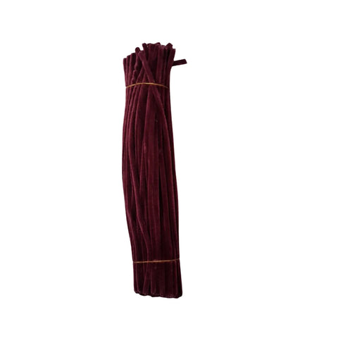 Pack of 100 - Pipe Cleaner velvet Sticks