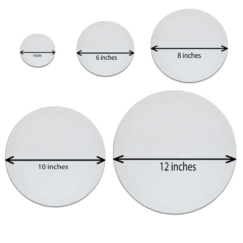 5 Piece of 4x4 – 6x6 – 8x8 – 10x10 – 12x12 Inches White Round Canvas Board at Best Price in Pakistan. Best Art Supplies, Office & Stationery Store. ✓Free Delivery ✓Cash on Delivery ✓Deals 