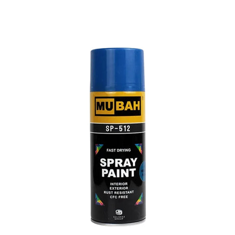 Shop Mubah Spray Paint No.21 Medium Blue - 400 ml at Qasimstationers.pk. Find the best price and unleash your creativity with our premium spray paint!
