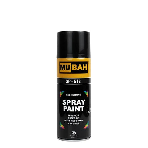 Shop Mubah Spray Paint No.39 Black - 400 ml at Qasimstationers.pk. Find the best price and unleash your creativity with our premium spray paint!