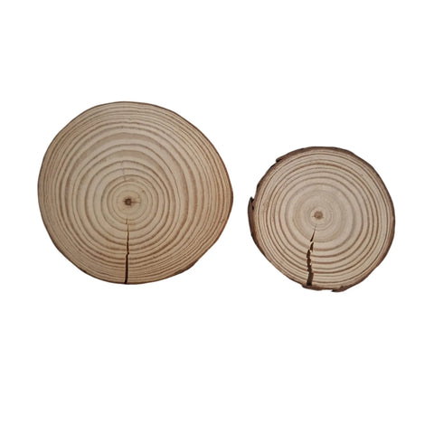 Shop natural wooden tree slice discs with wood cut rings at Qasimstationers.pk. Find the best prices and enhance your crafting projects today!