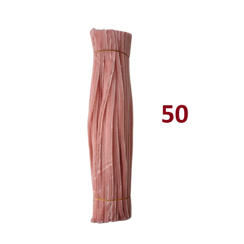 Pack of 100 - Pipe Cleaner velvet Sticks