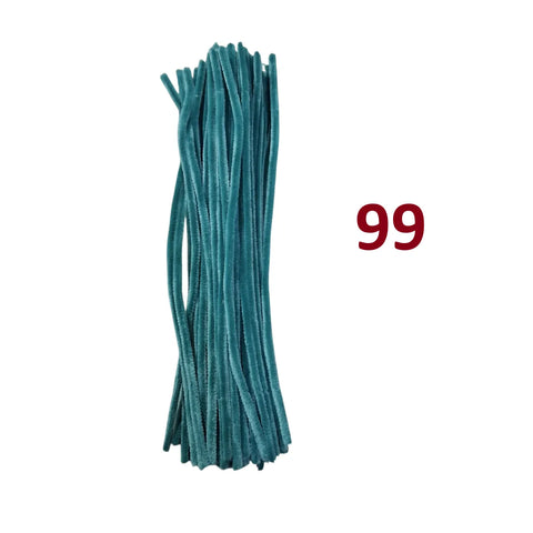 Pack of 100 - Pipe Cleaner velvet Sticks