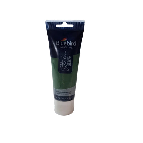 Bluebird 75ml Studio Acrylic Colors Paint Tubes Basic Colors