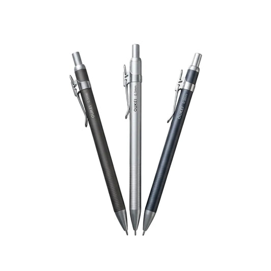 Shop the Oufeiya Metal Body Clutch Pencil 0.5mm for precise sketching and writing. Visit Qasimstationers.pk for the best deals today!