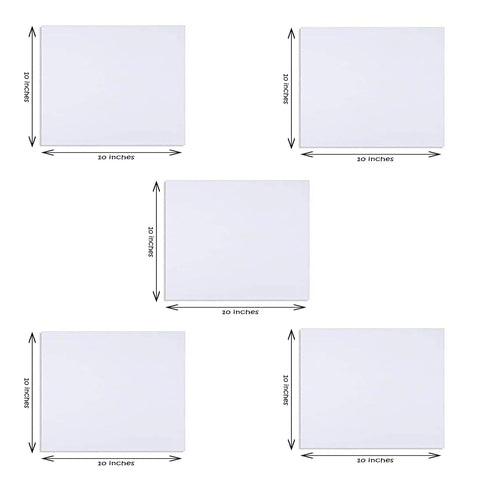 5 Piece of 10x10 Inches White Canvas Board at Best Price in Pakistan. Best Art Supplies, Office & Stationery Store. ✓Free Delivery ✓Cash on Delivery ✓Deals 