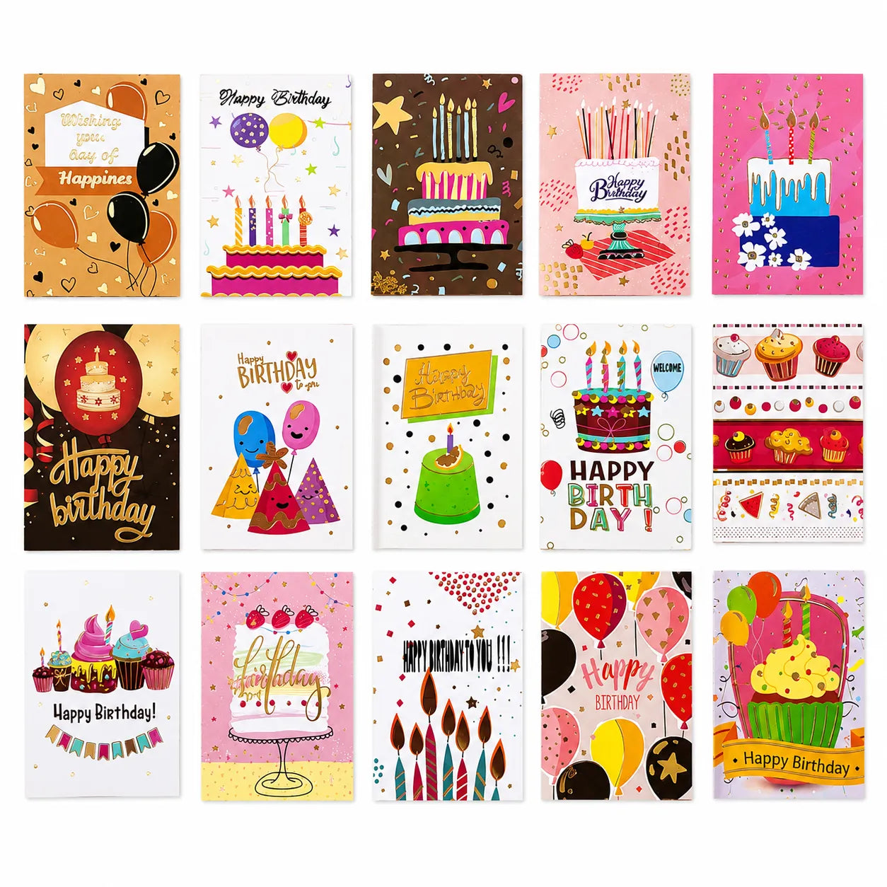 Celebrate every birthday with our pack of 5 assorted greeting cards. Ideal for kids, friends, and family. Find the best prices at Qasimstationers.pk!