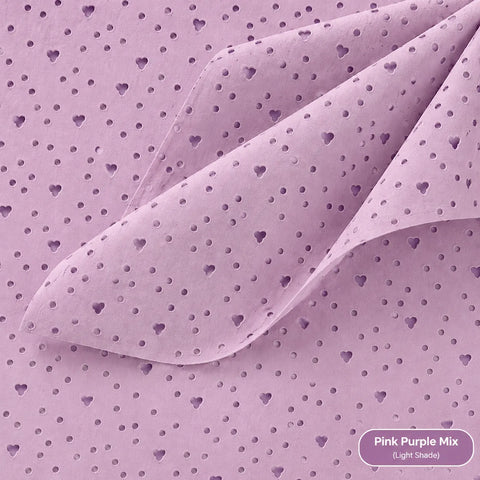 5 Pcs BOPP Floral Bouquet Wrapping Paper 58x58cm polka dot design
