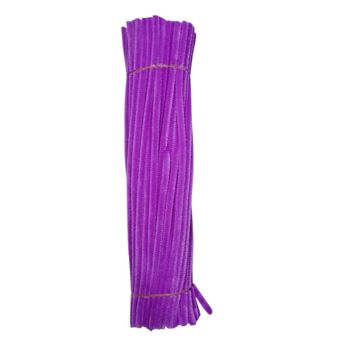 Pack of 100 - Pipe Cleaner velvet Sticks