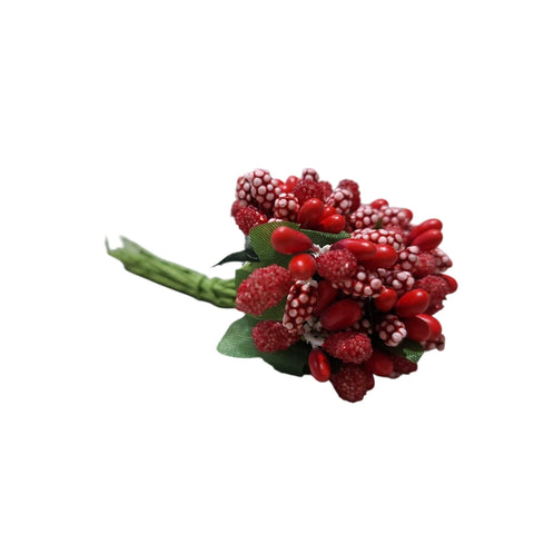 Artificial Fancy Flowers Stamens for Wedding Party, Wreath, Tiara, Jewelry Making, 12 Pollen Bunch
