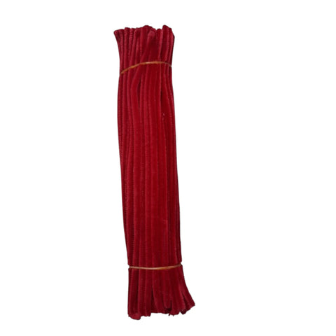 Pack of 100 - Pipe Cleaner velvet Sticks